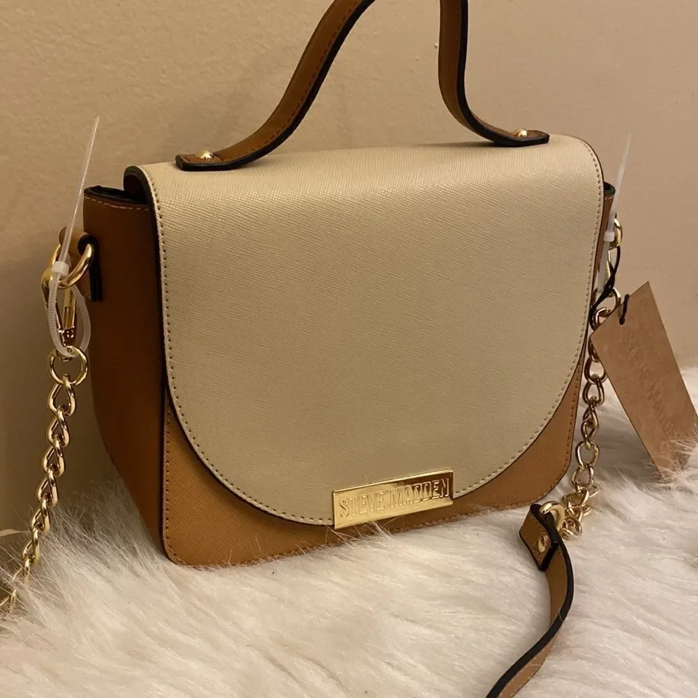 NWT Steve Madden (Bmelodie) Crossbody Bag - Cognac